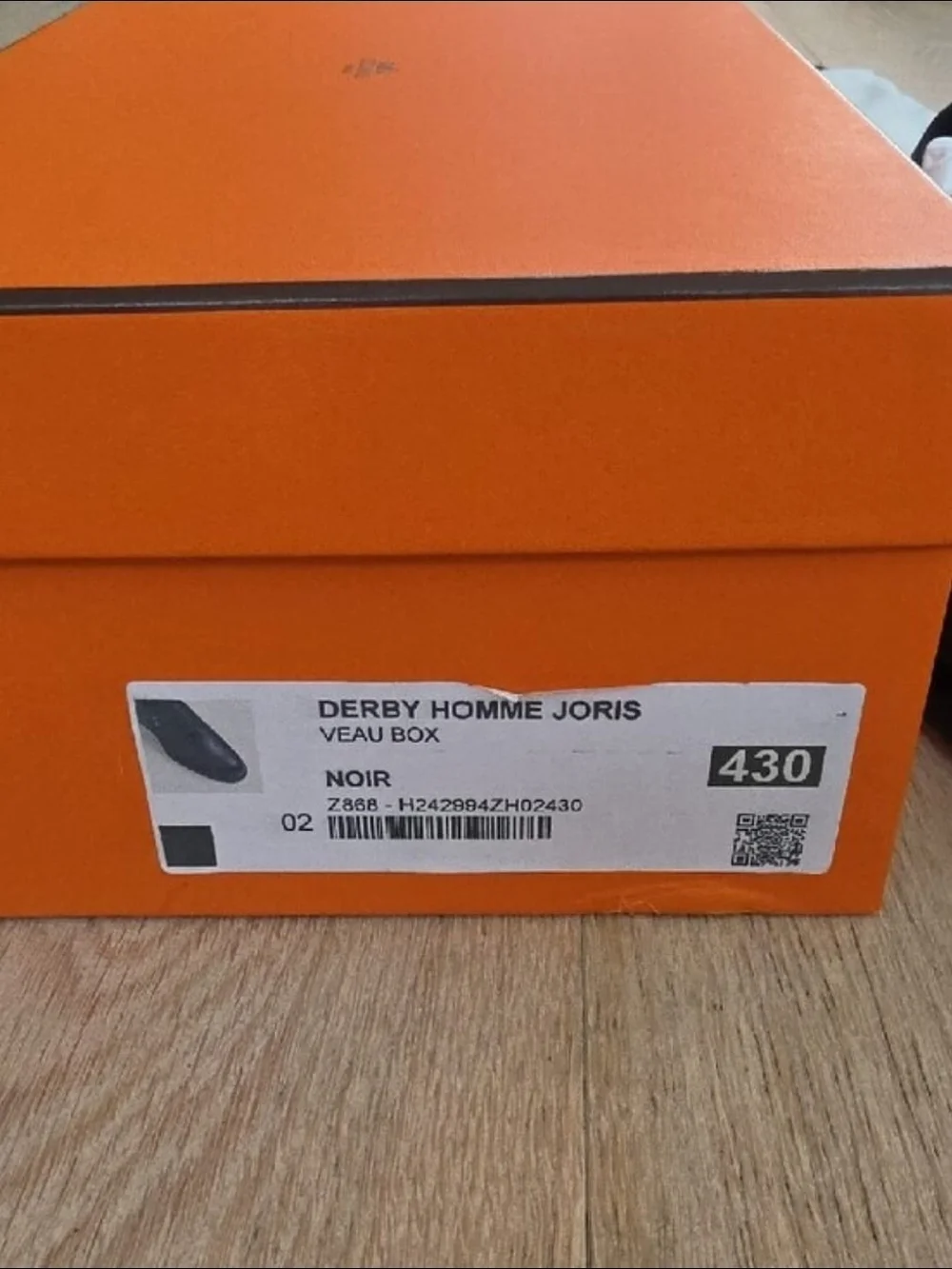 Brand New Hermès Derby Homme Joris Shoes